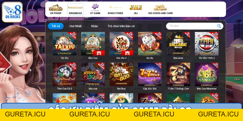Game Bài O8 - Đánh Bài Thả Ga, Nhận Thưởng Không Giới Hạn - gureta