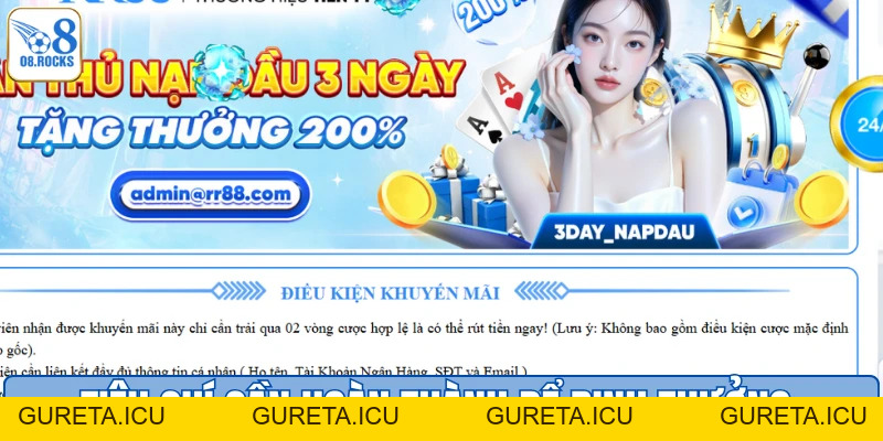 Thưởng Nạp Đầu 8888K Cho Thành Viên Mới - Ưu Đãi Tại O8 - gureta